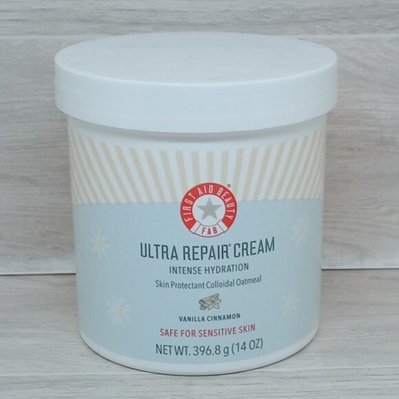 First Aid Beauty Ultra Repair Cream Vanilla Cinnamon 14oz Sealed EXP 07/2026 - Picture 1 of 5